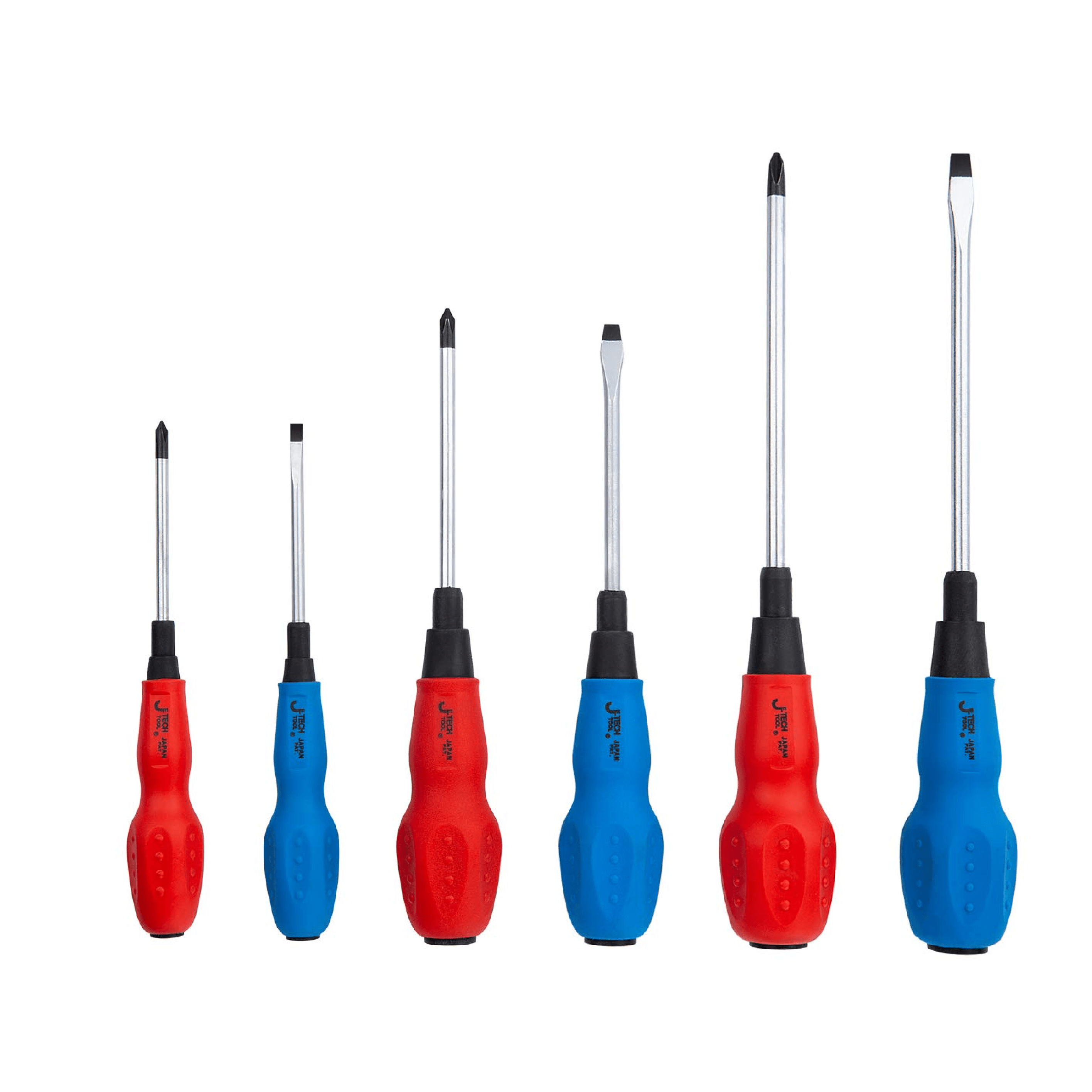 Jetech 6PC Screwdriver Set With Soft Grip Handles